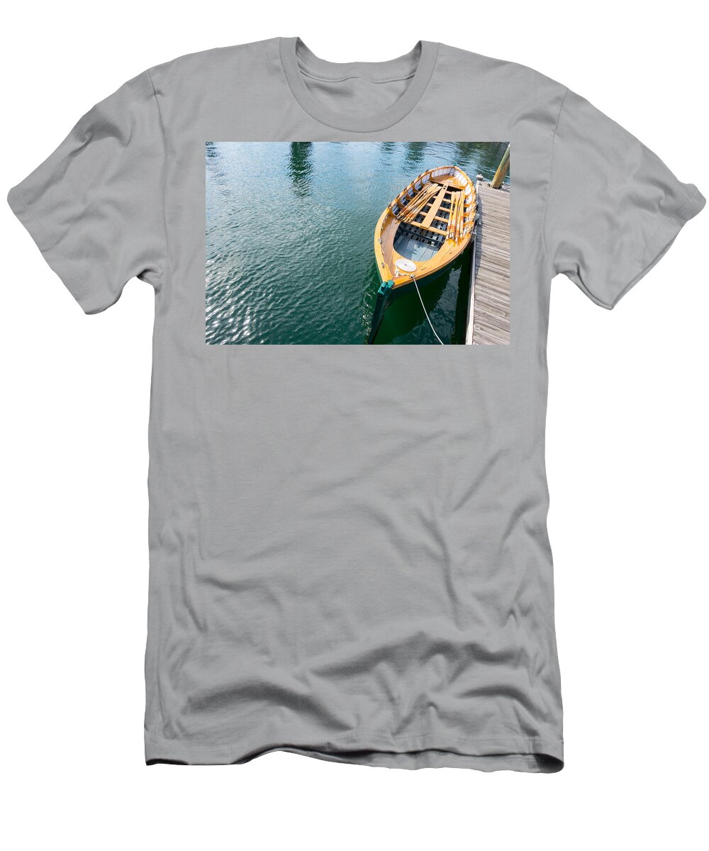 Boston T-Shirt featuring the photograph Rowboat by SR Green