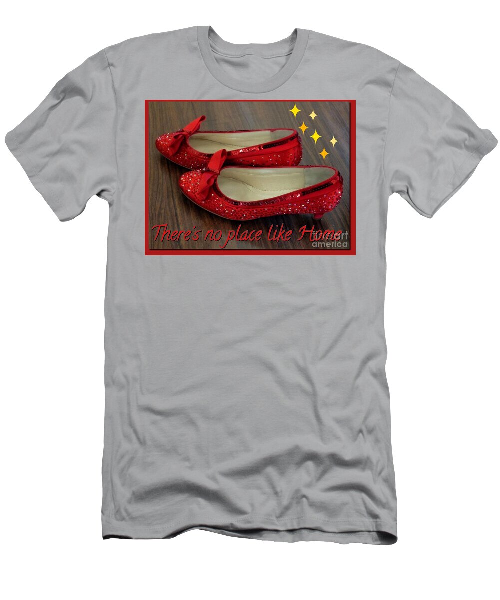 Ruby Slippers T-Shirt featuring the photograph Ruby Slippers by Joan-Violet Stretch