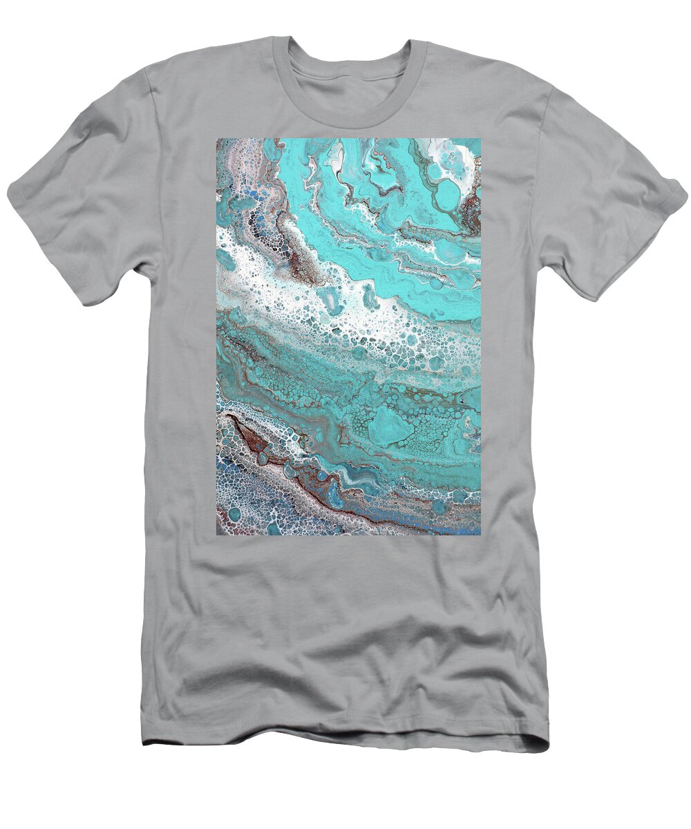 Water T-Shirt featuring the painting Rush by Tamara Nelson