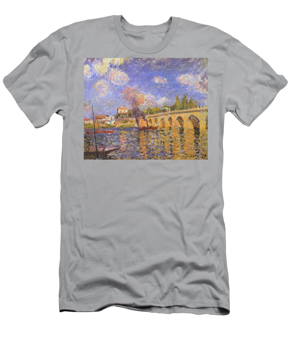 Post Modern T-Shirt featuring the digital art Rustic 13 Sisley by David Bridburg