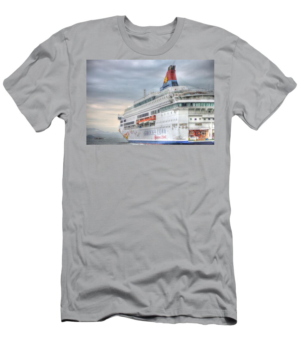 Cruise T-Shirt featuring the photograph Sail Away Hong Kong by Bill Hamilton