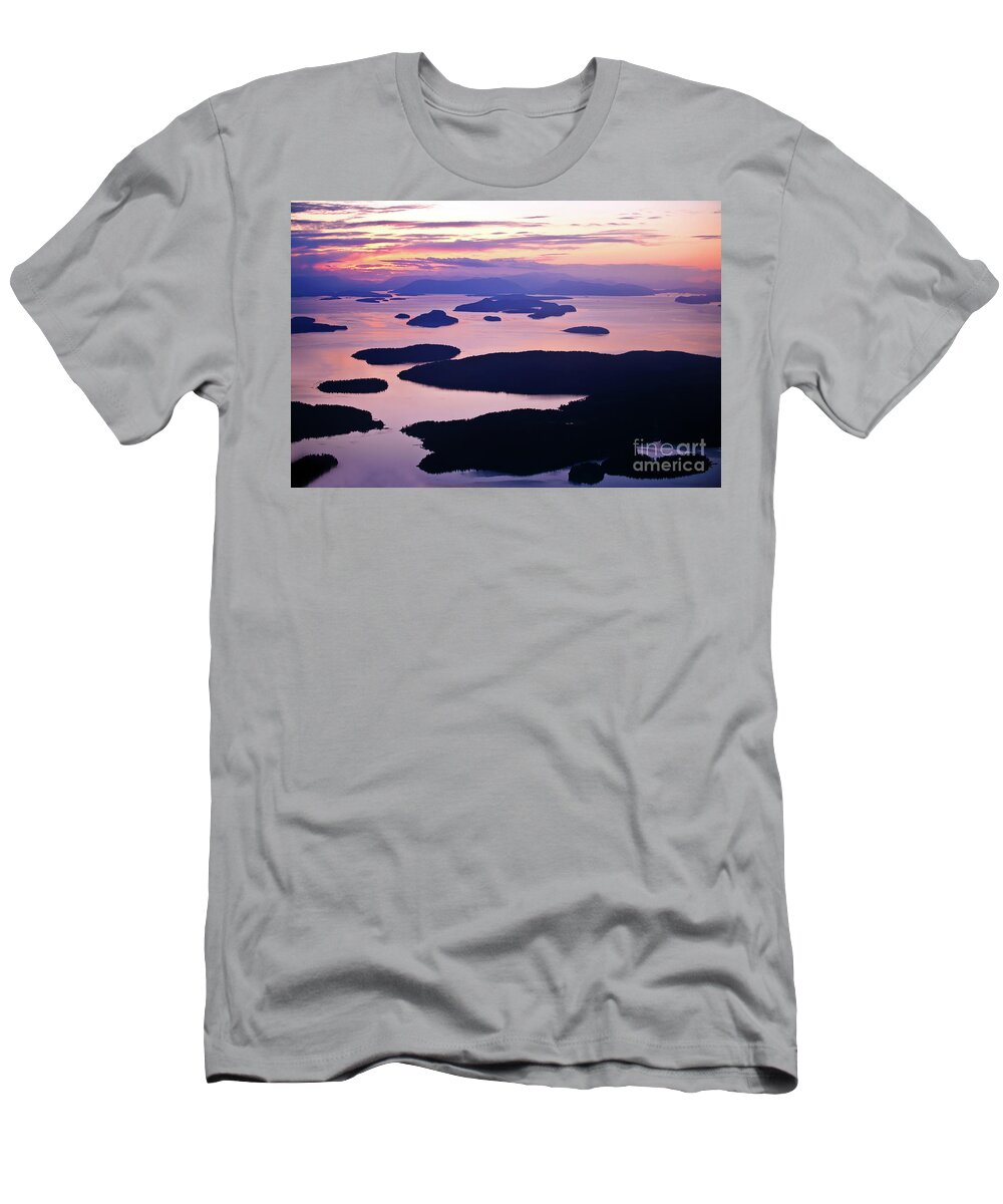 San Juan Islands T-Shirt featuring the photograph San Juans Tranquility by Mike Reid