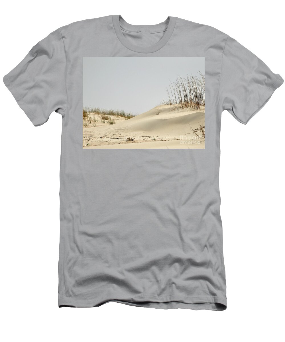 Sand Dunes T-Shirt featuring the photograph Sand Dunes and Sea Oats by Al Powell Photography USA