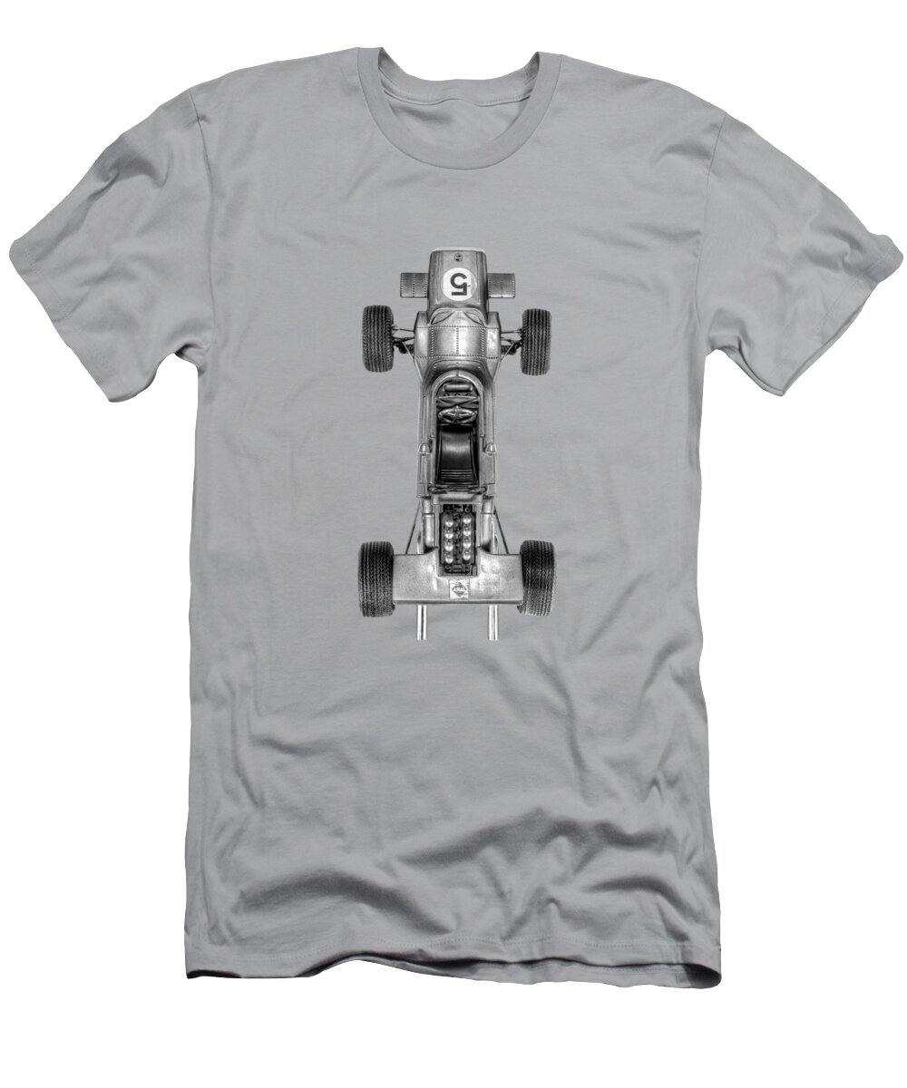 Art T-Shirt featuring the photograph Schuco Matra Ford Top BW by YoPedro