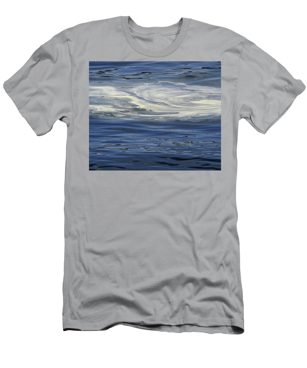 Water T-Shirt featuring the photograph Sea Swirls by Nadalyn Larsen