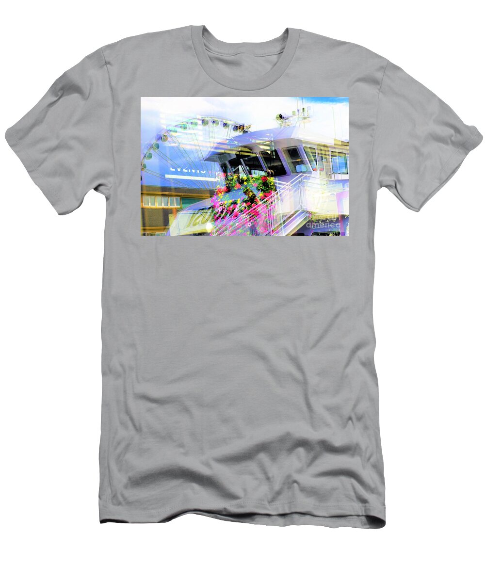 Seattle T-Shirt featuring the photograph Seattle Washington 3 by Merle Grenz