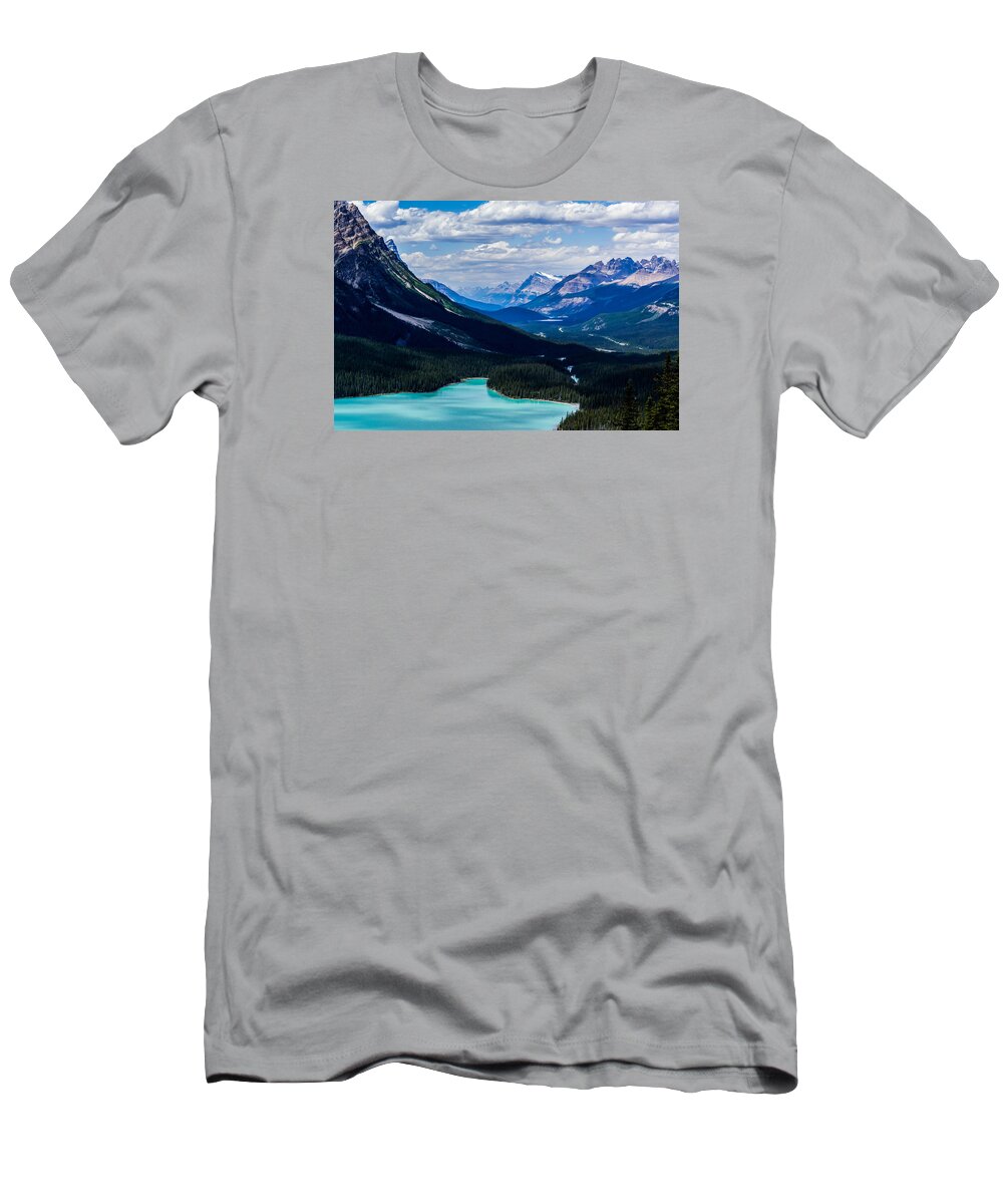 Mountains T-Shirt featuring the photograph See Far by Britten Adams