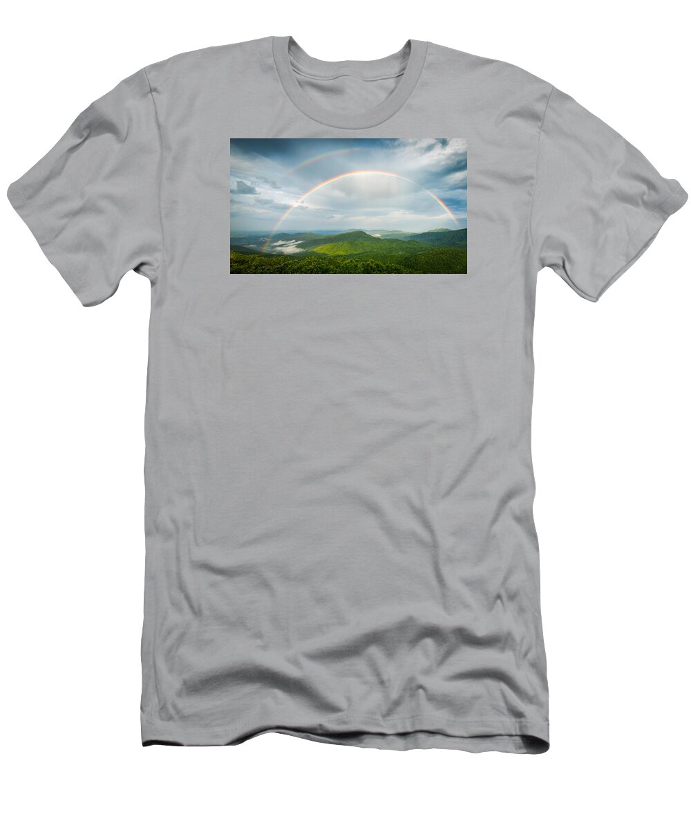 Asheville T-Shirt featuring the photograph Seeing Double by Joye Ardyn Durham