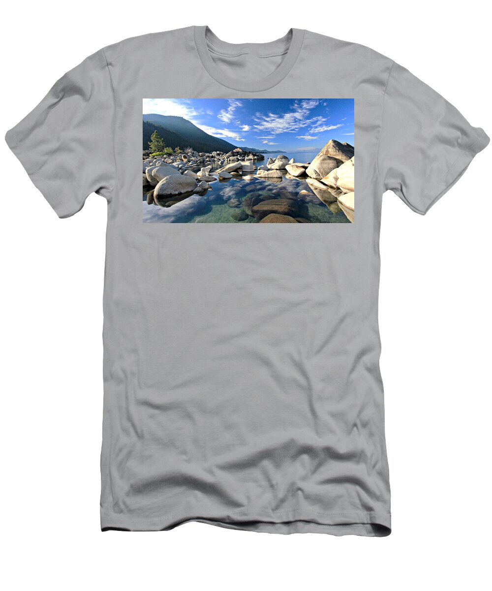 Lake Tahoe T-Shirt featuring the photograph Sekani Morning Glory by Sean Sarsfield