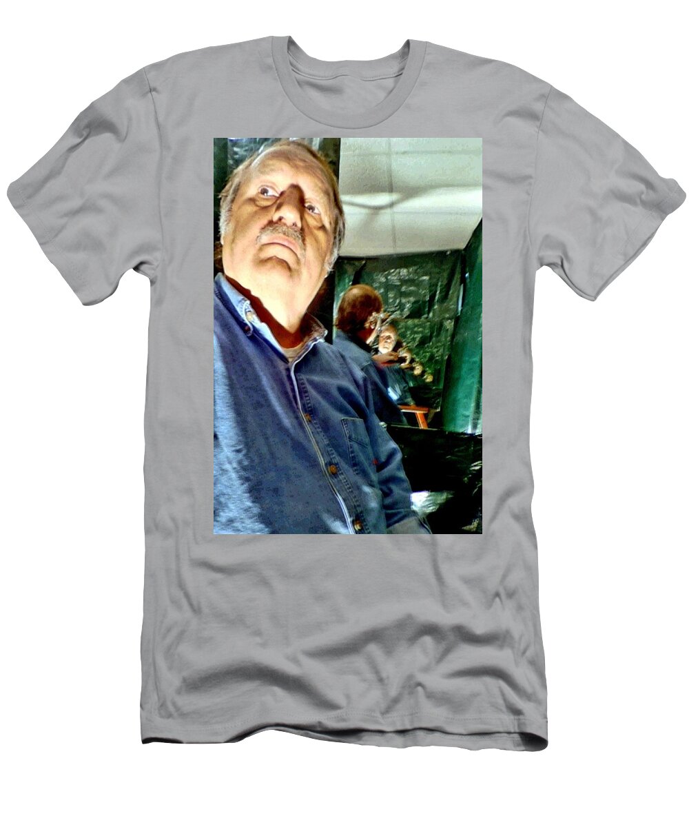  T-Shirt featuring the photograph Selfie Echo by Uther Pendraggin