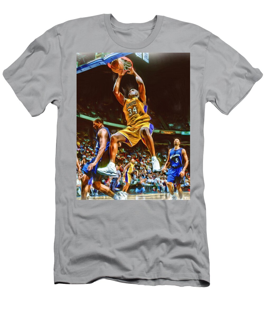 Graphic Tee Shaquille O'neal, Long Sleeve Lakers shirt, Boyfriend gift –  KatiaSkye