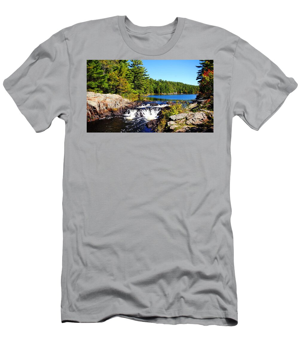 Shawanaga River T-Shirt featuring the photograph Shawanaga River by Debbie Oppermann
