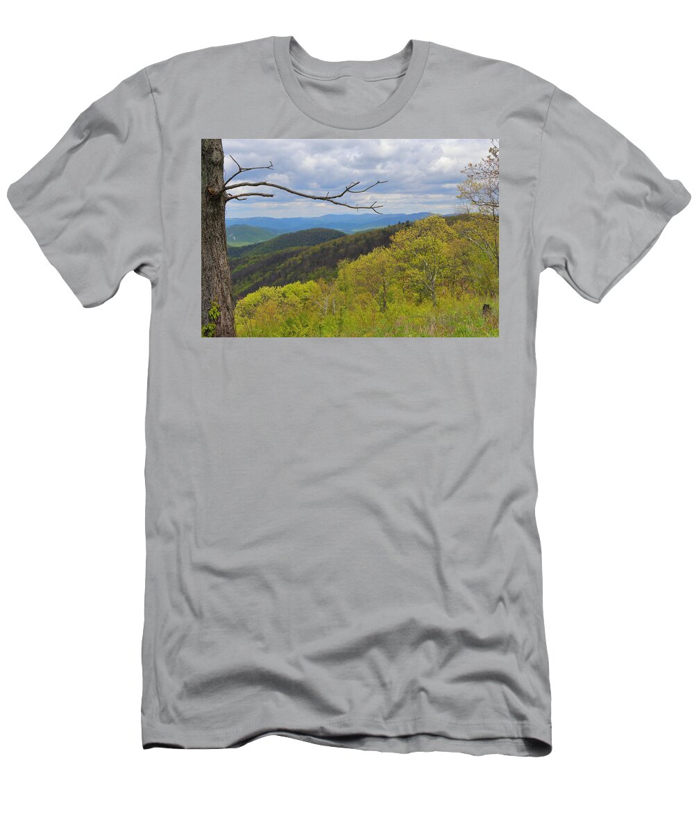 Shenandoah T-Shirt featuring the photograph Shenandoah National Park by John Moyer