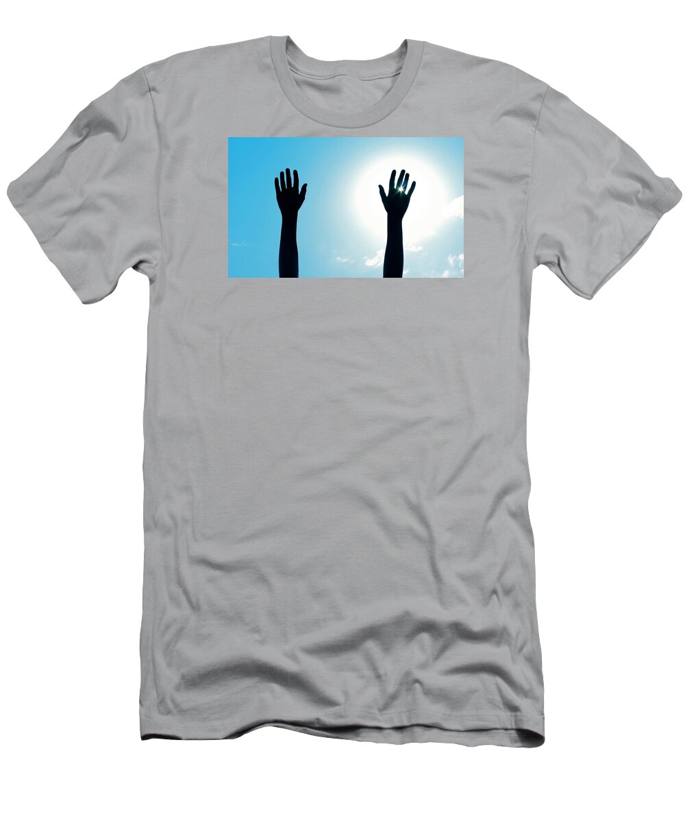 Inspirational Image T-Shirt featuring the photograph Shine On by DAKRI Sinclair