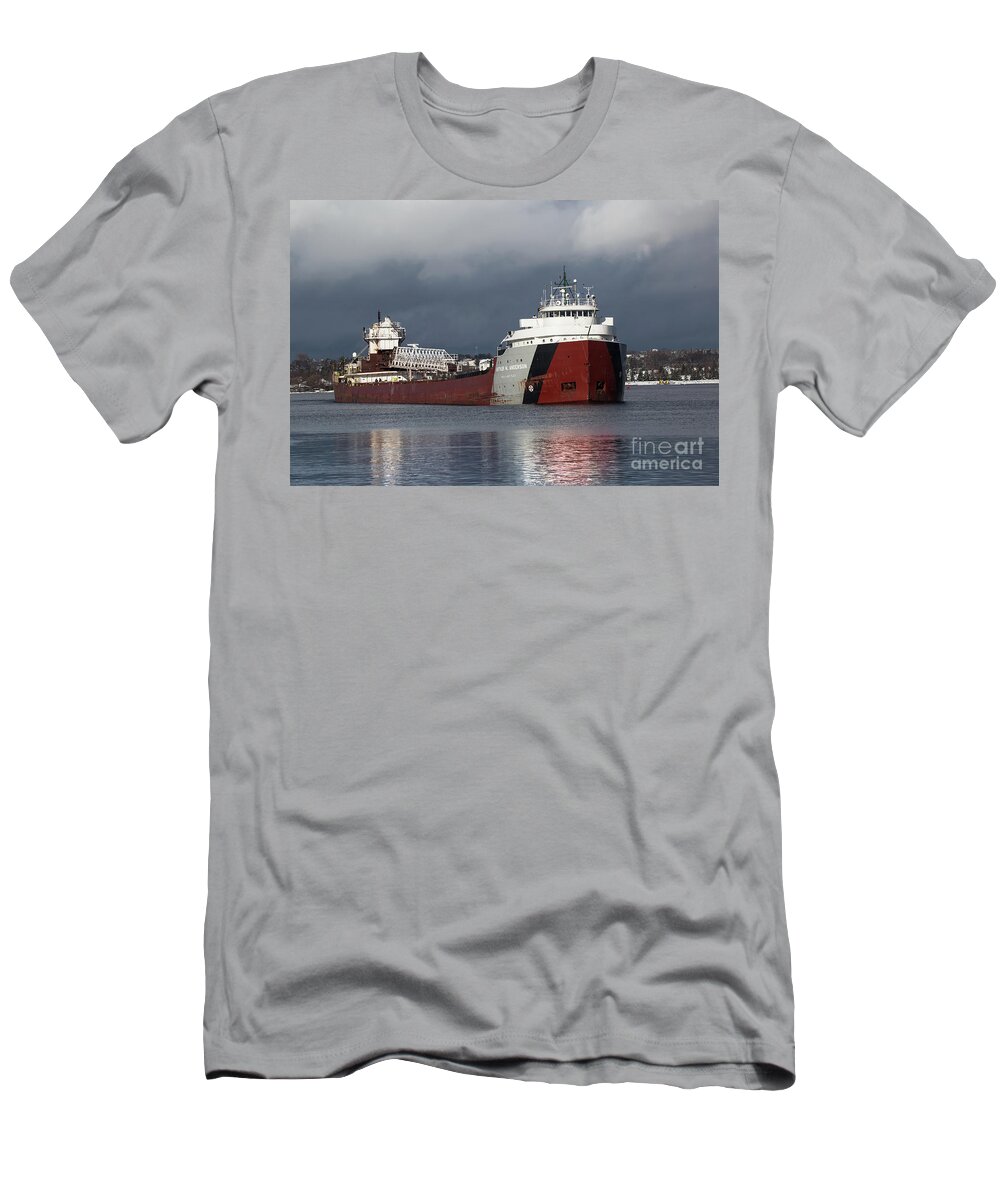 Ship T-Shirt featuring the photograph Ship Arthur Anderson Mission Point-6770 by Norris Seward
