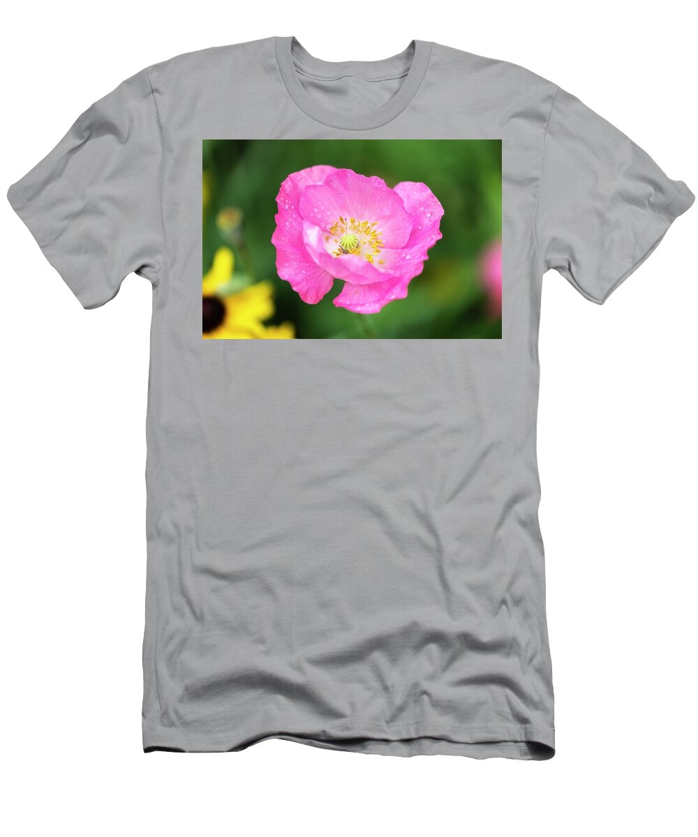 Shirley Poppy T-Shirt featuring the photograph Shirley Poppy 2018-7 by Thomas Young