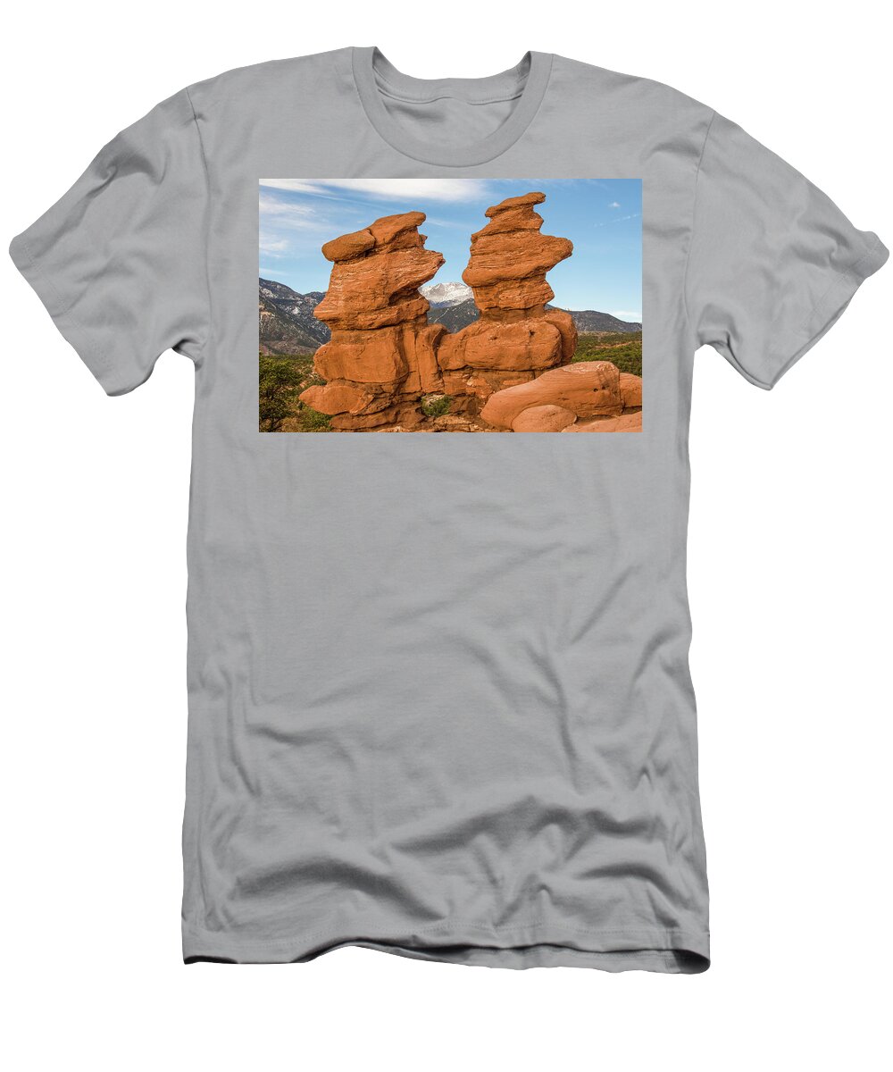 Colorado T-Shirt featuring the photograph Siamese Twins by John Strong