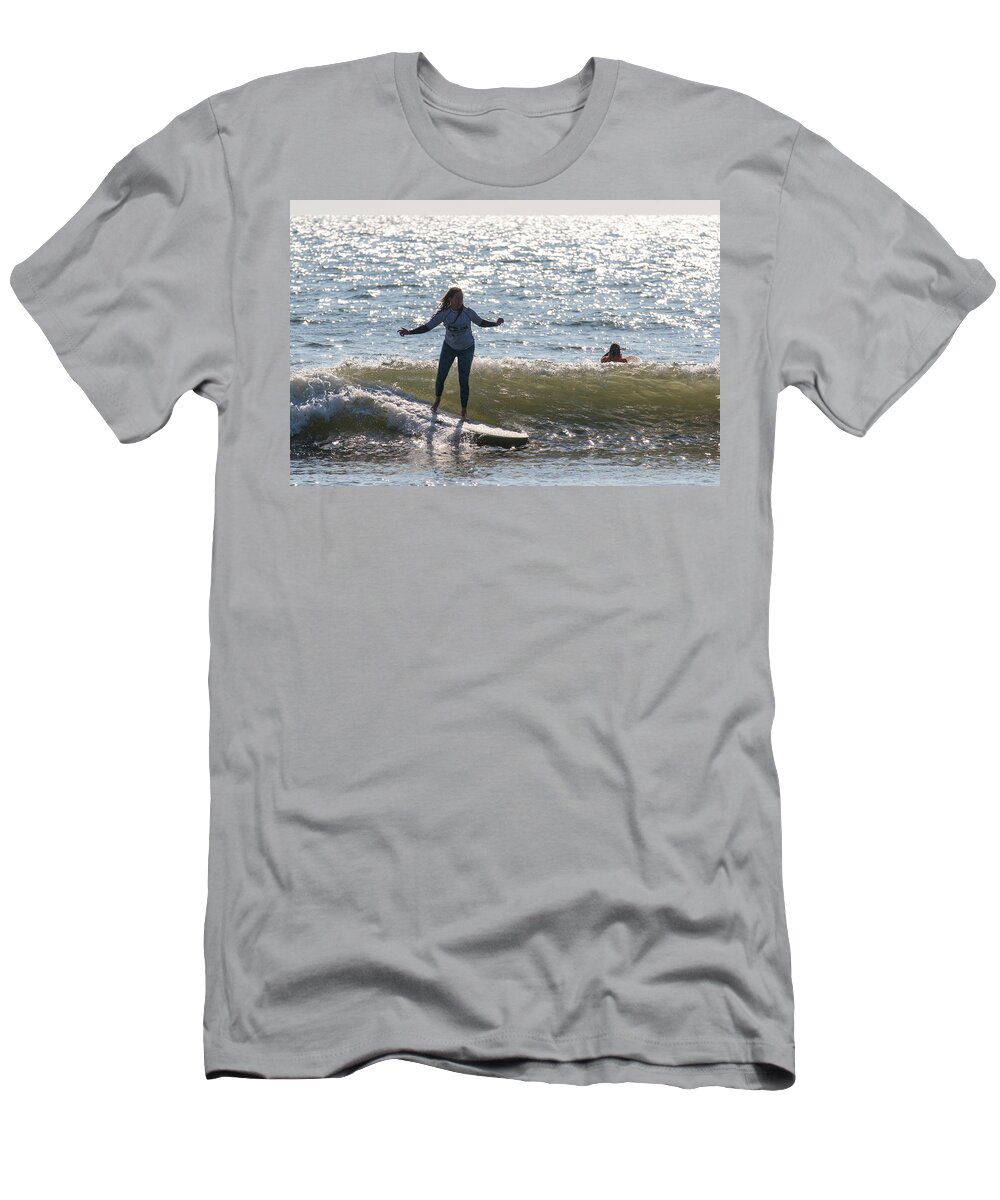 Photo T-Shirt featuring the photograph Sliding Down the Face by AM Photography