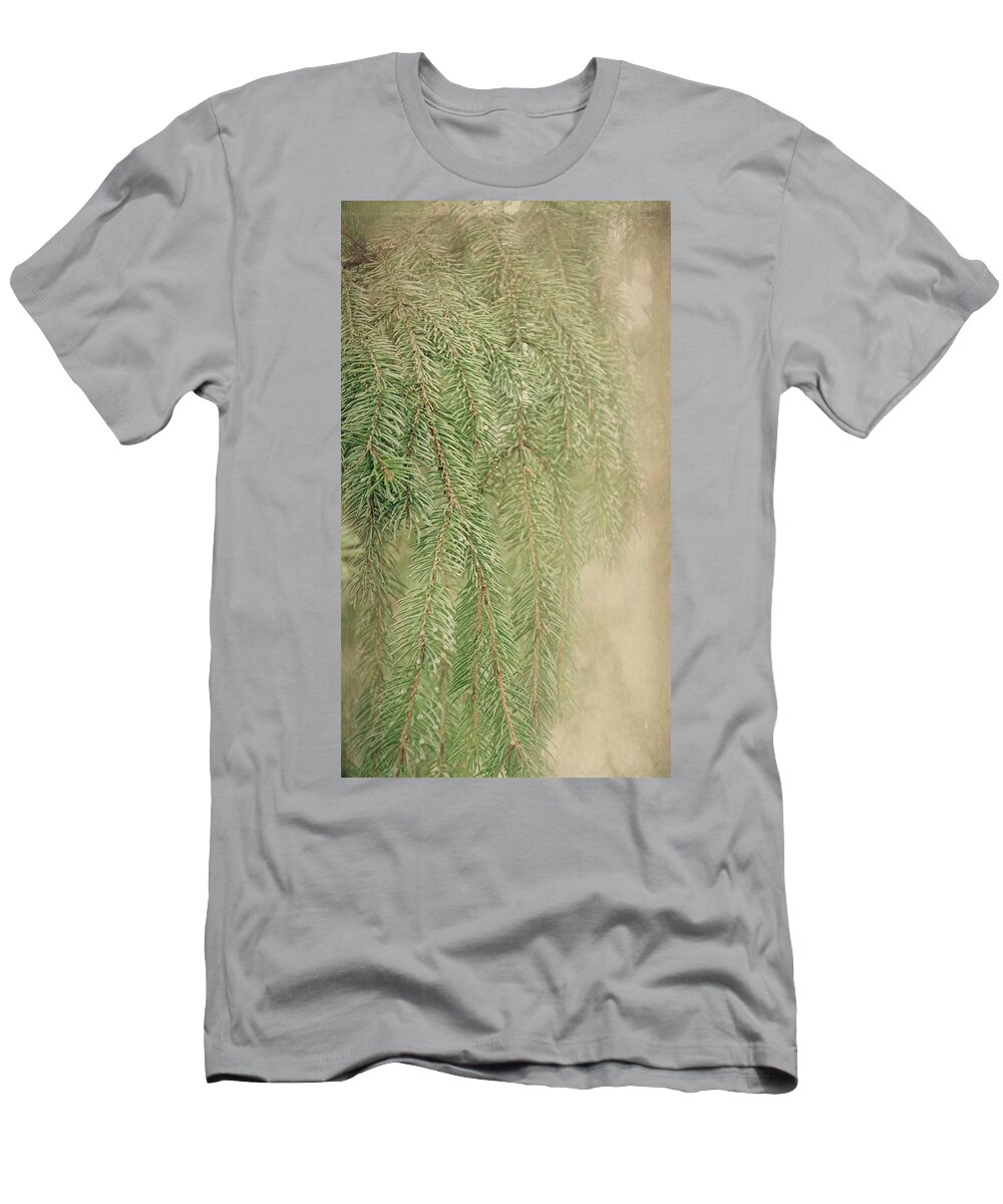 Pine Needles T-Shirt featuring the photograph Smell The Pine by Angie Tirado