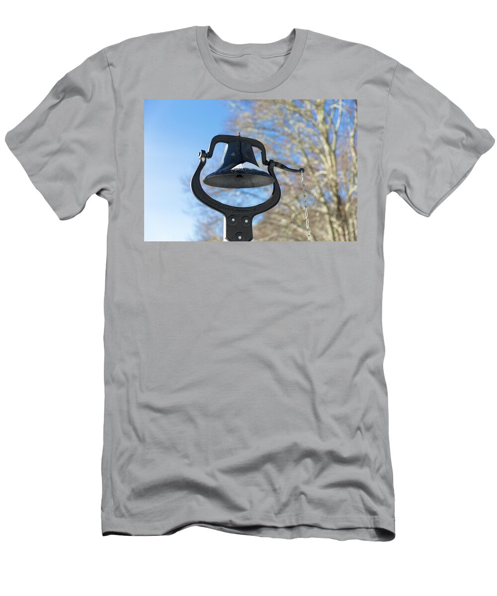 Bell T-Shirt featuring the photograph Snow Covered Bell by D K Wall