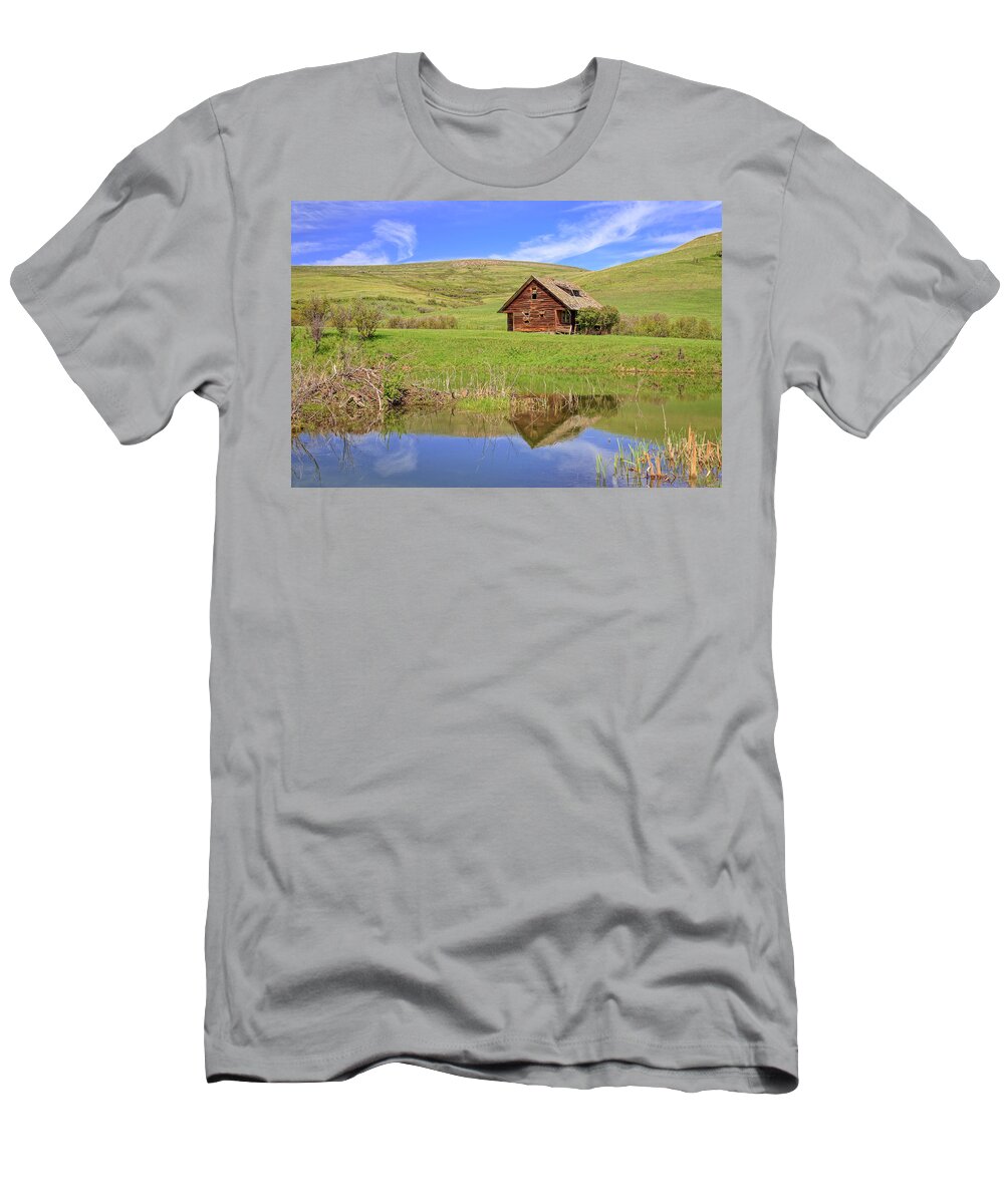 Abandoned Home T-Shirt featuring the photograph Someone's Dream by Jack Bell