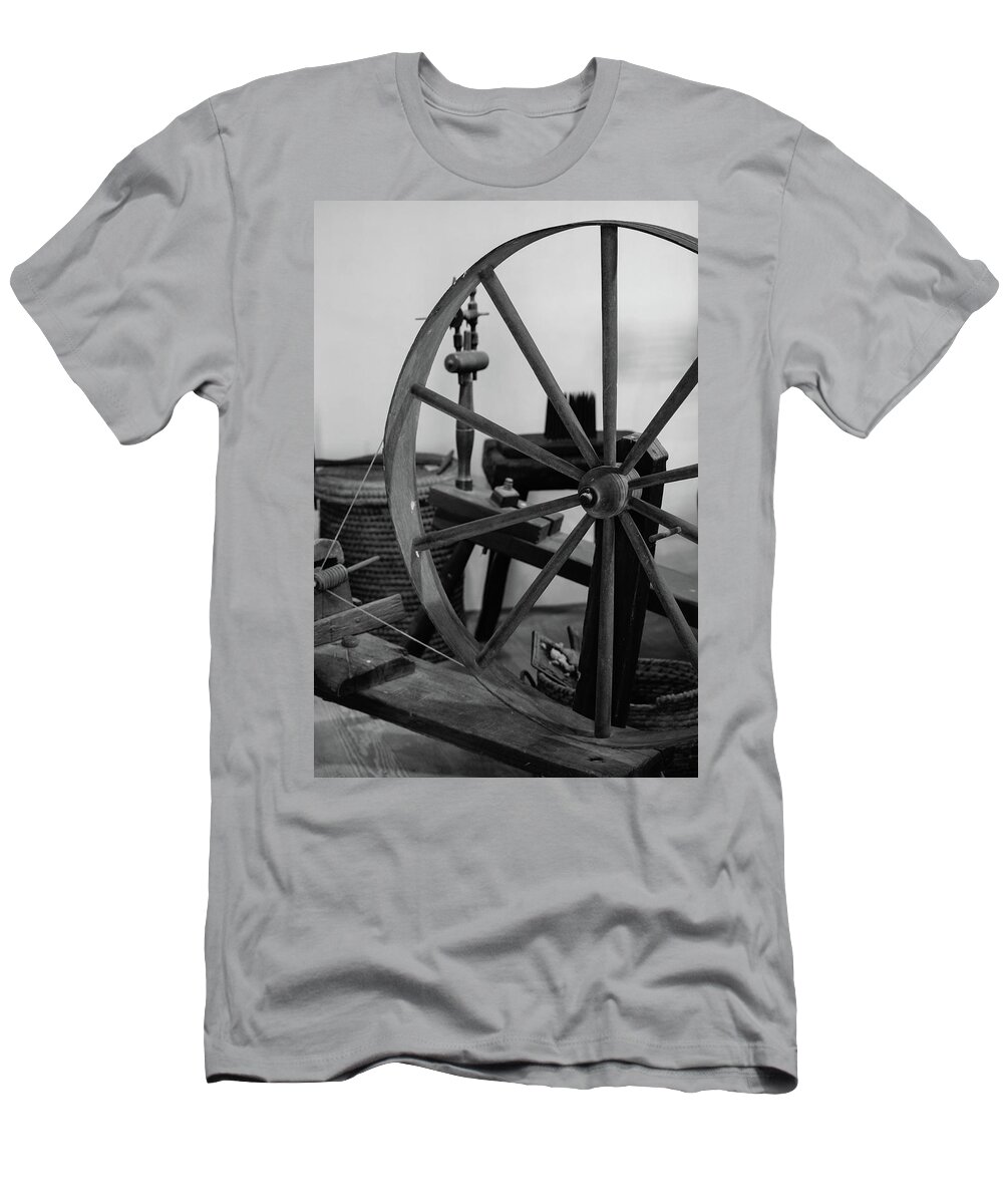Spinning Wheel T-Shirt featuring the photograph Spinning Wheel at Mount Vernon by Nicole Lloyd
