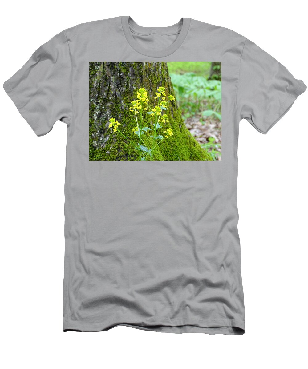 Moss T-Shirt featuring the photograph Spring Moss by Mary Halpin