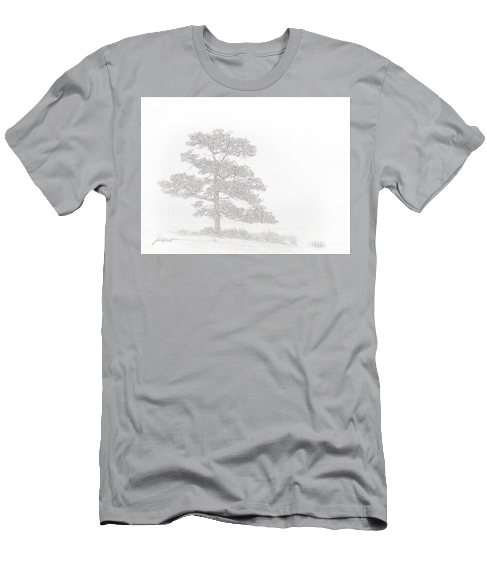 Spring Snow T-Shirt featuring the photograph Spring Snow in the Rockies by Bon and Jim Fillpot