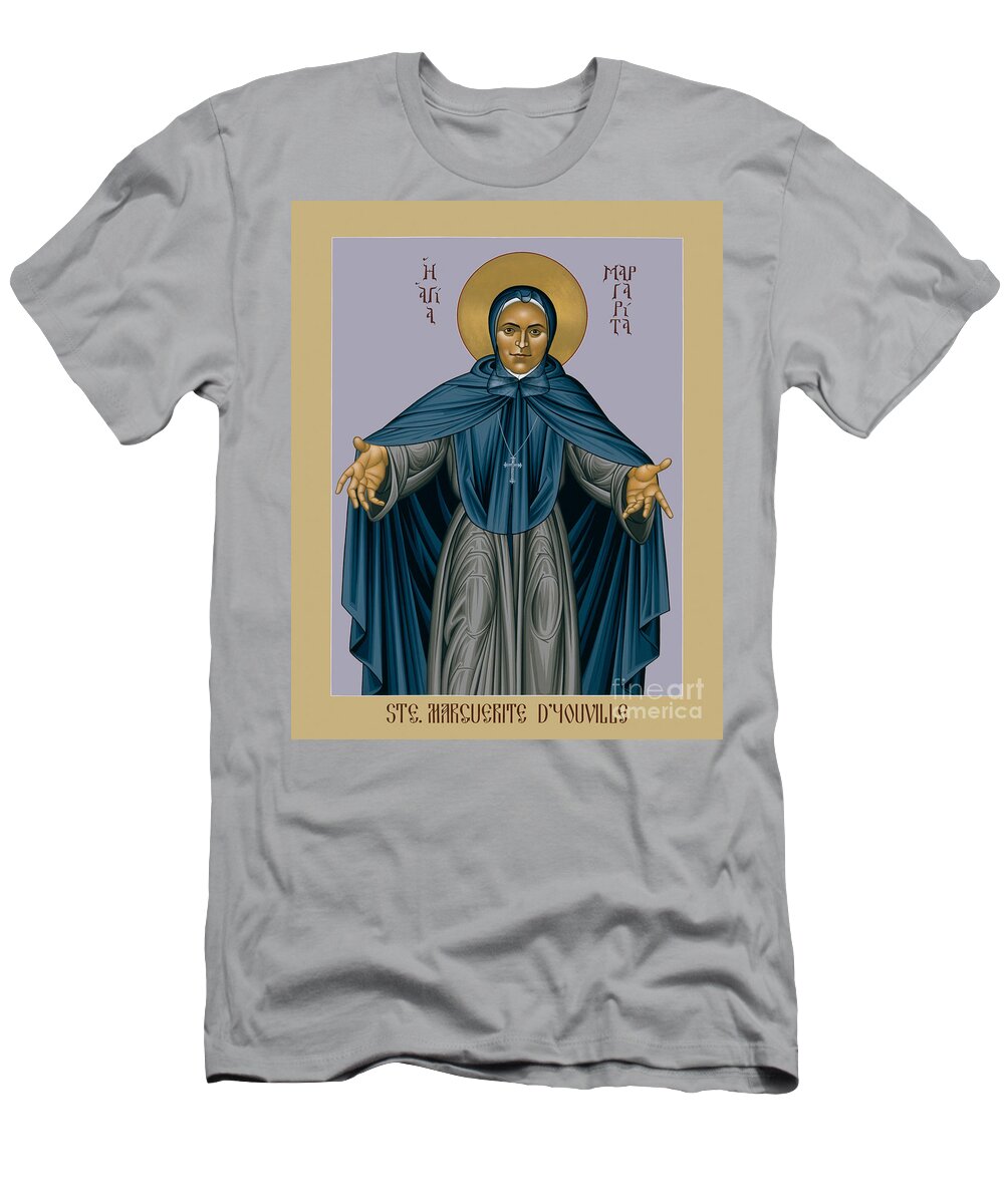 St. Marguerite D'youville T-Shirt featuring the painting St. Marguerite d'Youville - RLMDY by Br Robert Lentz OFM