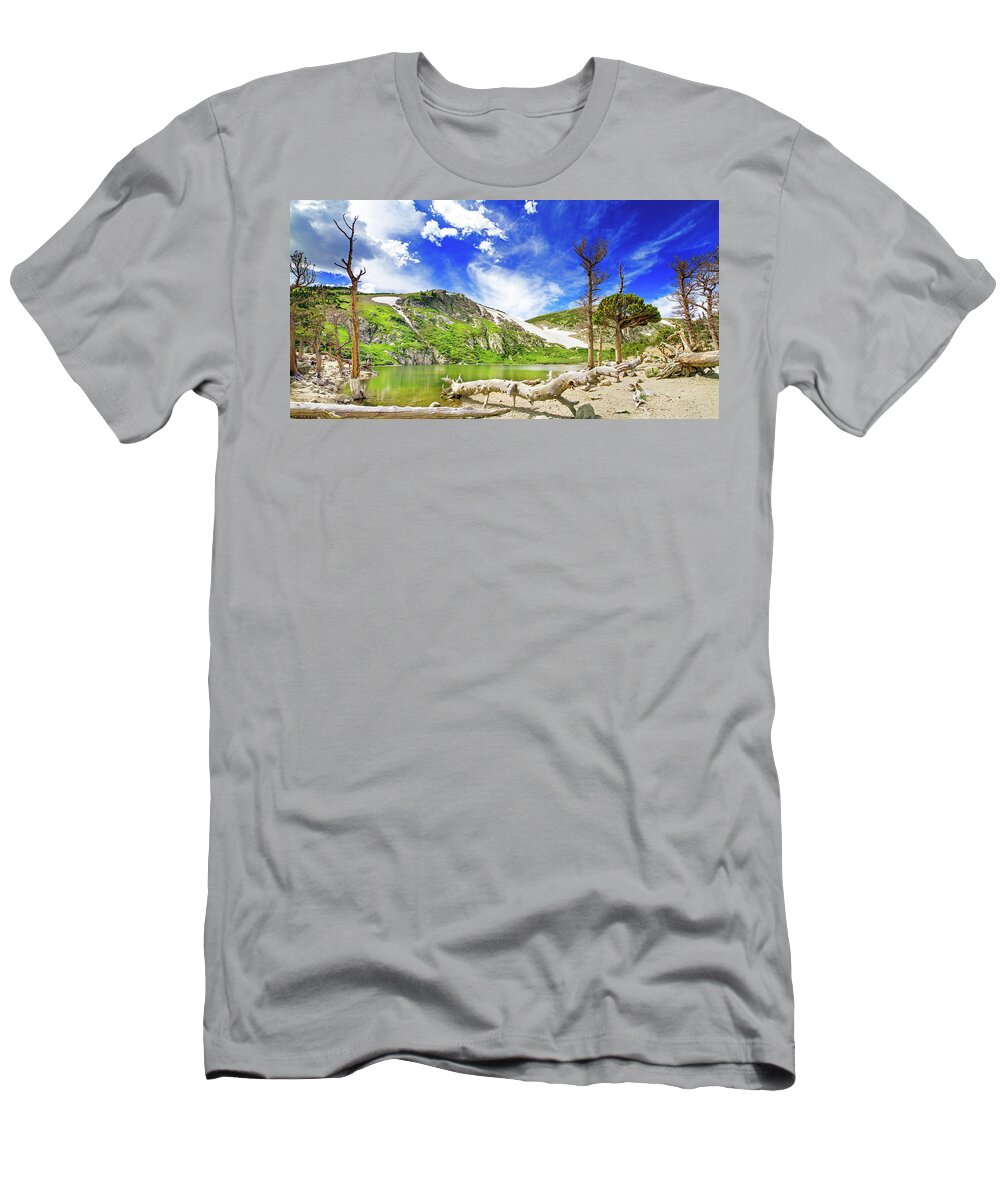 Colorado T-Shirt featuring the photograph St. Mary's Glacier by Mark Andrew Thomas