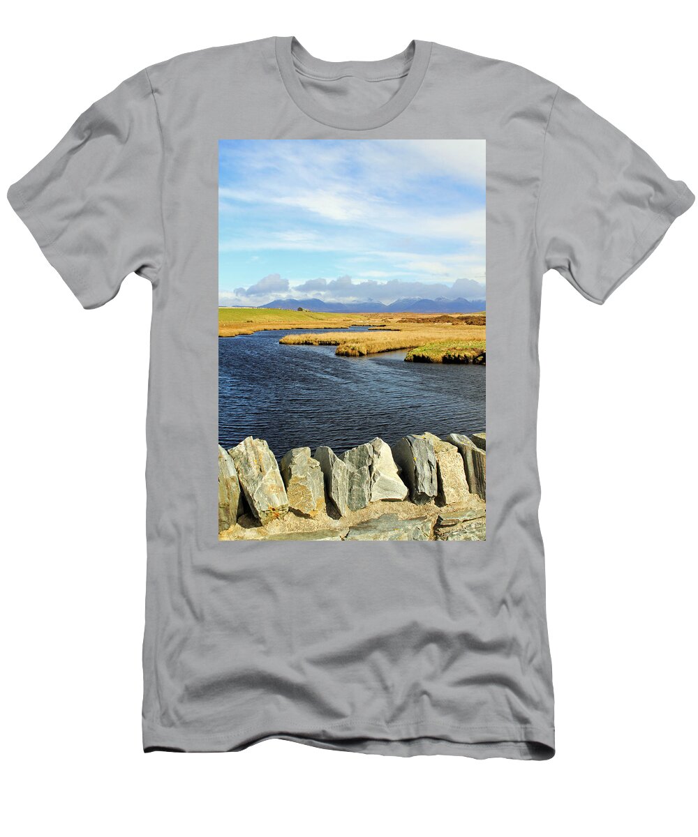 Bridge T-Shirt featuring the photograph Standing on the Bridge by Jennifer Robin