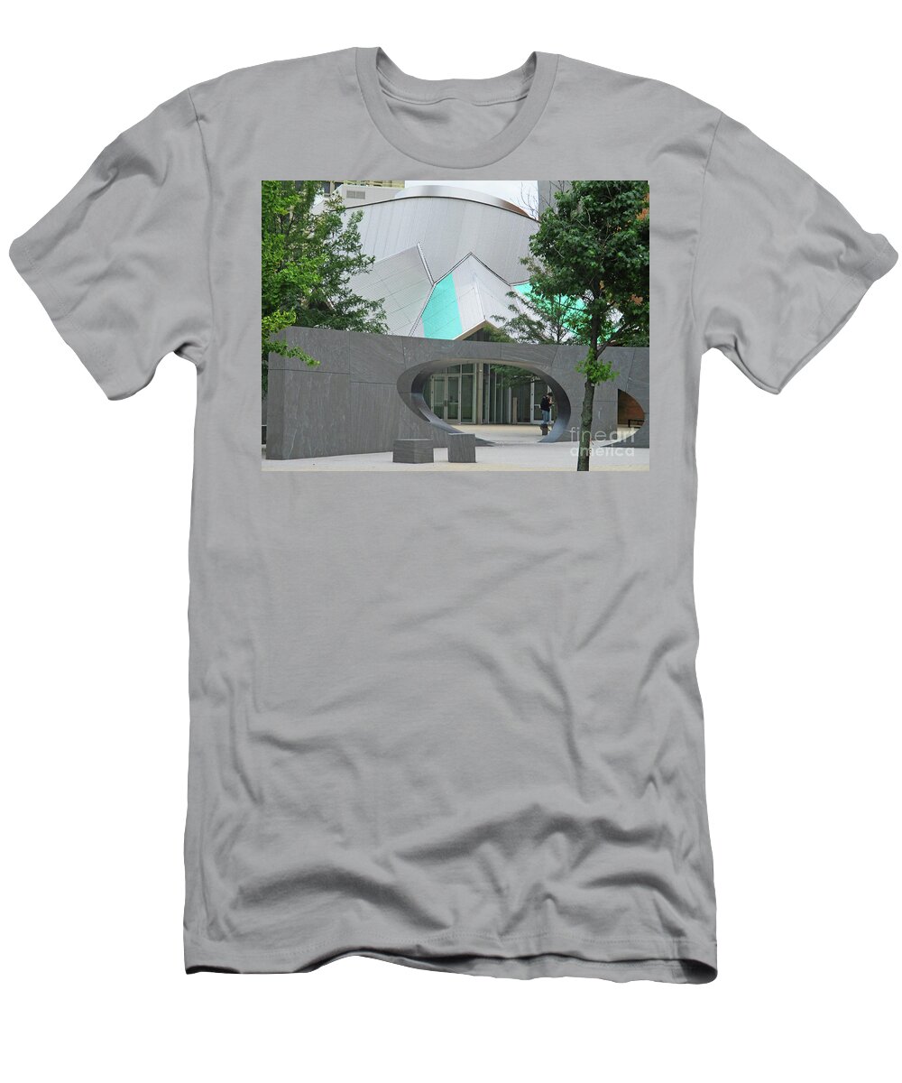 Boston T-Shirt featuring the photograph Stata Center 12 by Randall Weidner