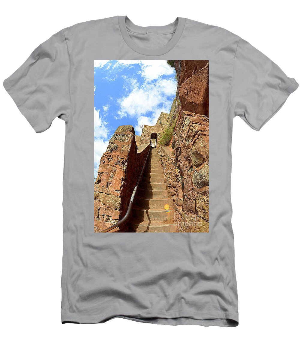Steps T-Shirt featuring the photograph Steps by Andy Thompson