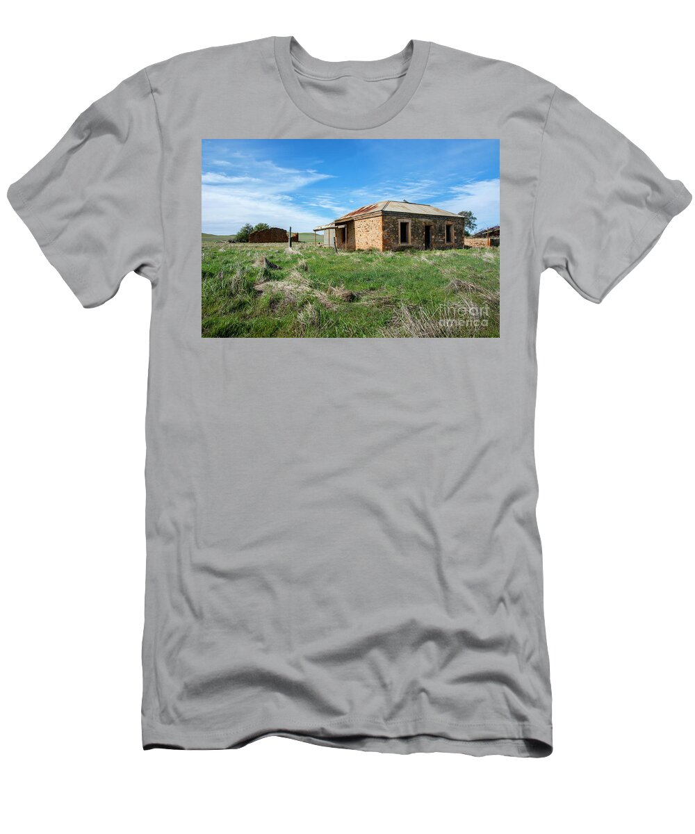 Stone T-Shirt featuring the photograph Stone Cottage by Stuart Row