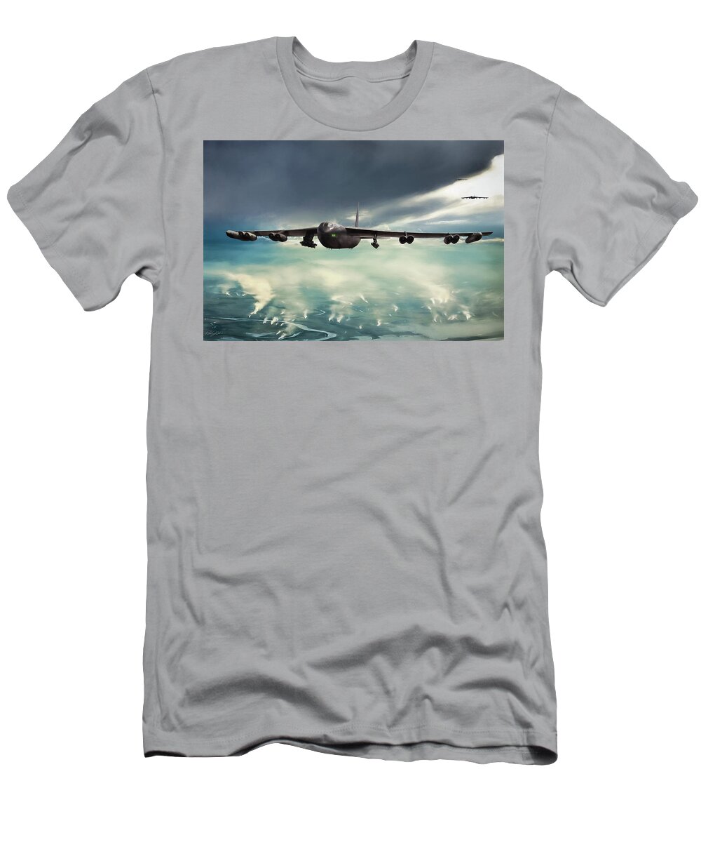 Aviation T-Shirt featuring the digital art Storm Cell by Peter Chilelli