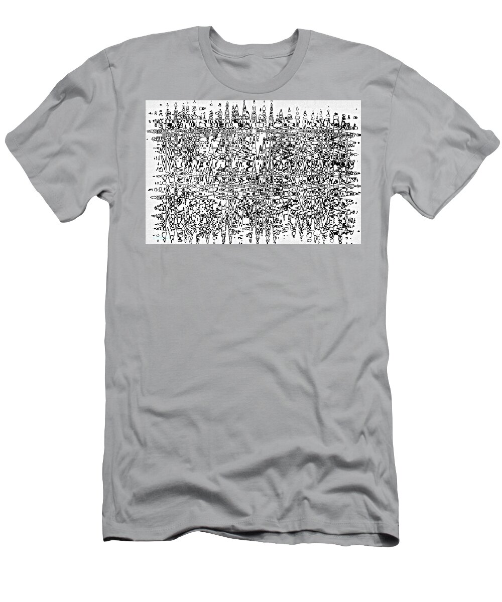 String Theory T-Shirt featuring the digital art String Theory by Tom Janca