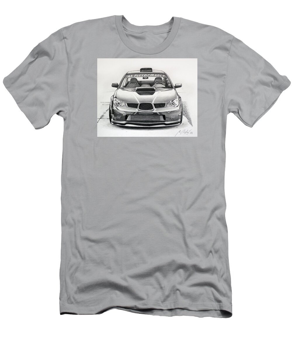 Spændende arkiv reagere Subaru Impreza WRX STI T-Shirt by Miro Porochnavy - Fine Art America