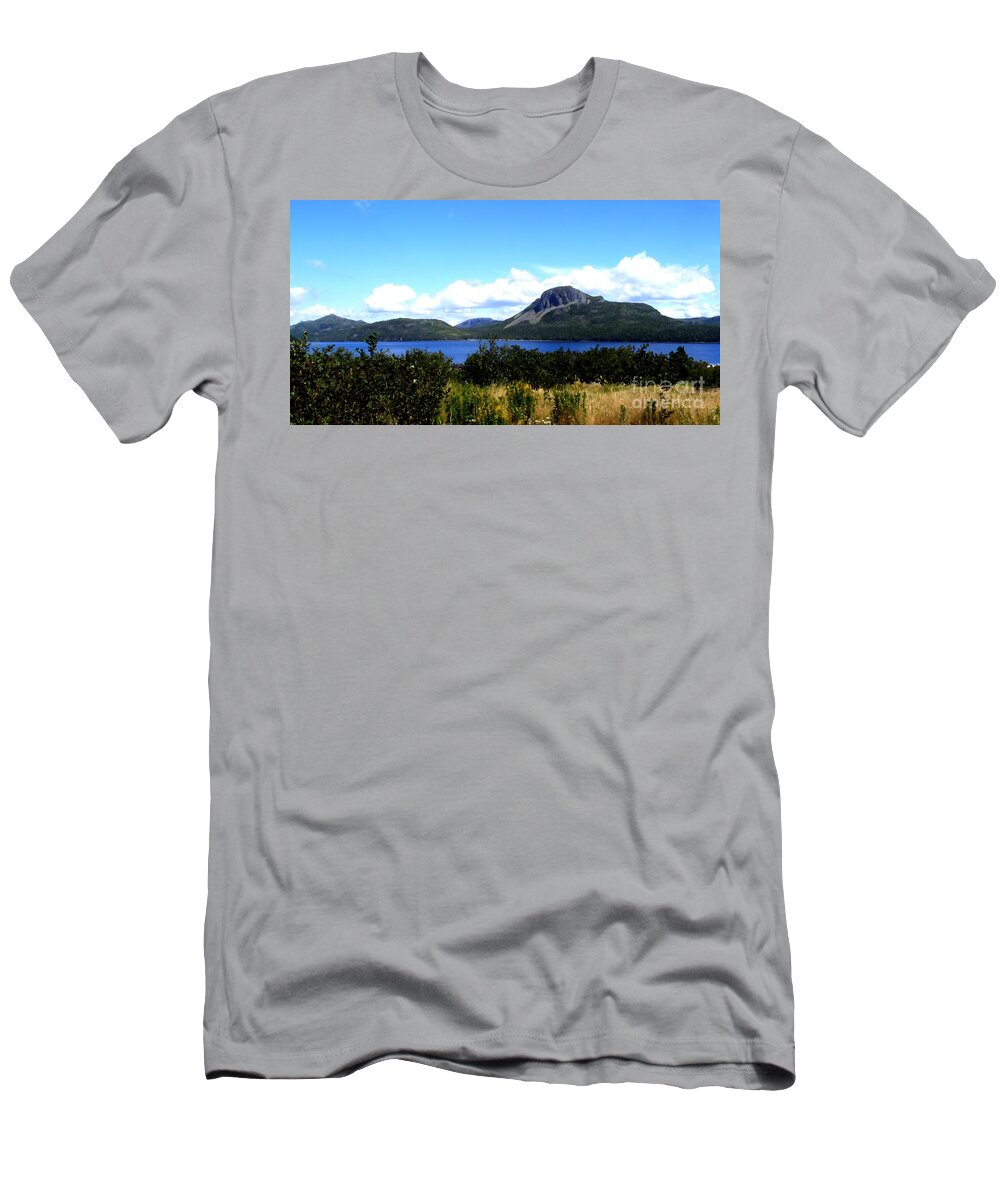 Sugarloaf Hill Brushstrokes Painting T-Shirt featuring the photograph Sugarloaf Hill Brushstrokes Painting by Barbara A Griffin