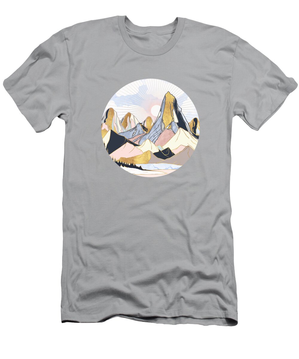 Summer T-Shirt featuring the digital art Summer Morning by Spacefrog Designs