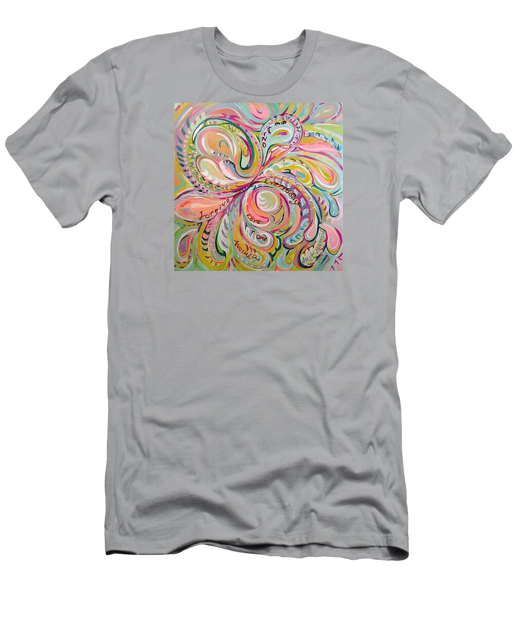 Forgiveness T-Shirt featuring the painting Summer Sermon by Jeanette Jarmon