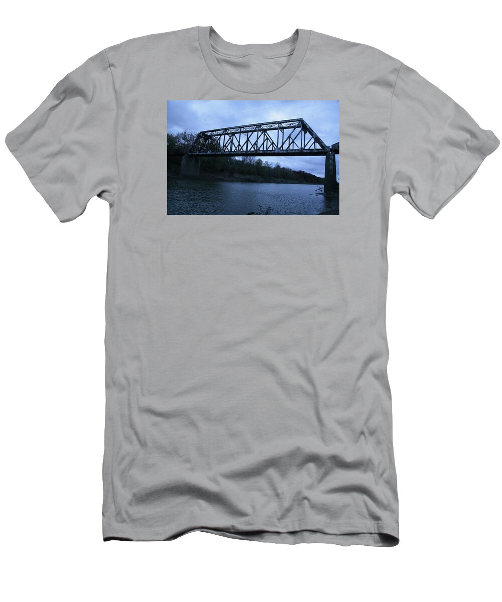 Bridge T-Shirt featuring the photograph Sumner Missouri by Kathryn Cornett