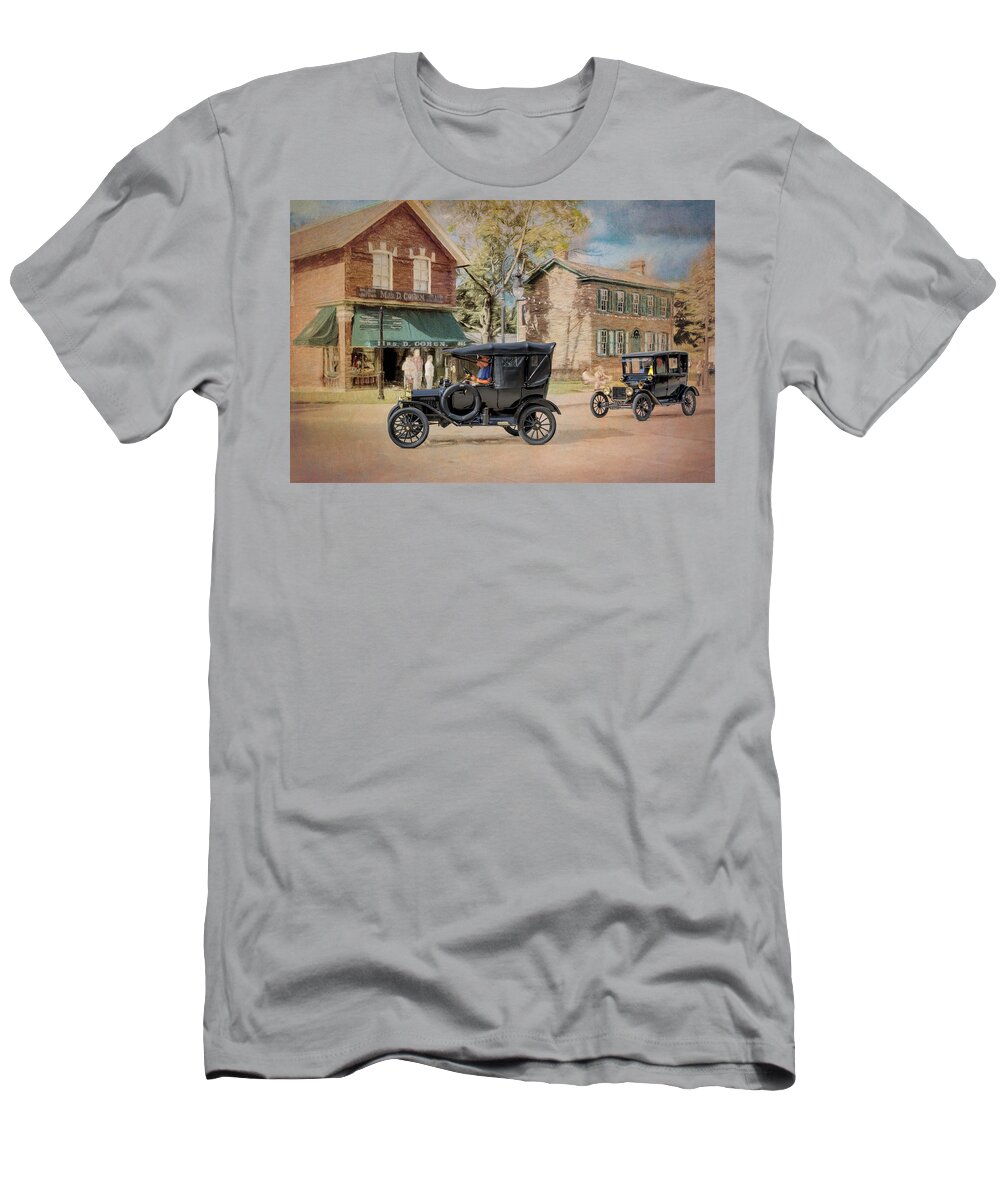 Car T-Shirt featuring the photograph Sunday Drive by Susan Rissi Tregoning