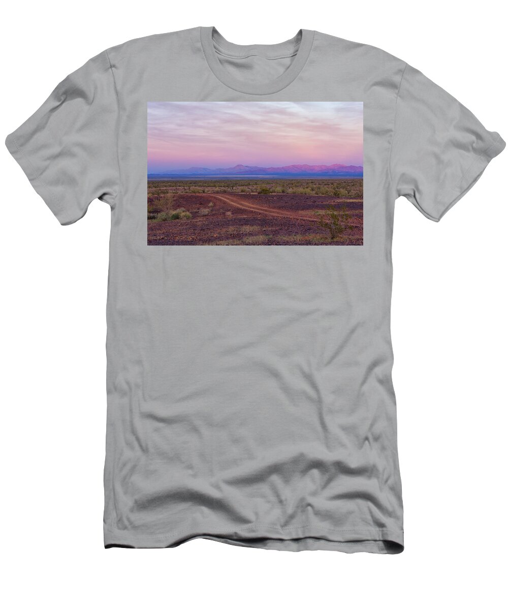 Arizona T-Shirt featuring the photograph Sunset in Bouse by David Wagner