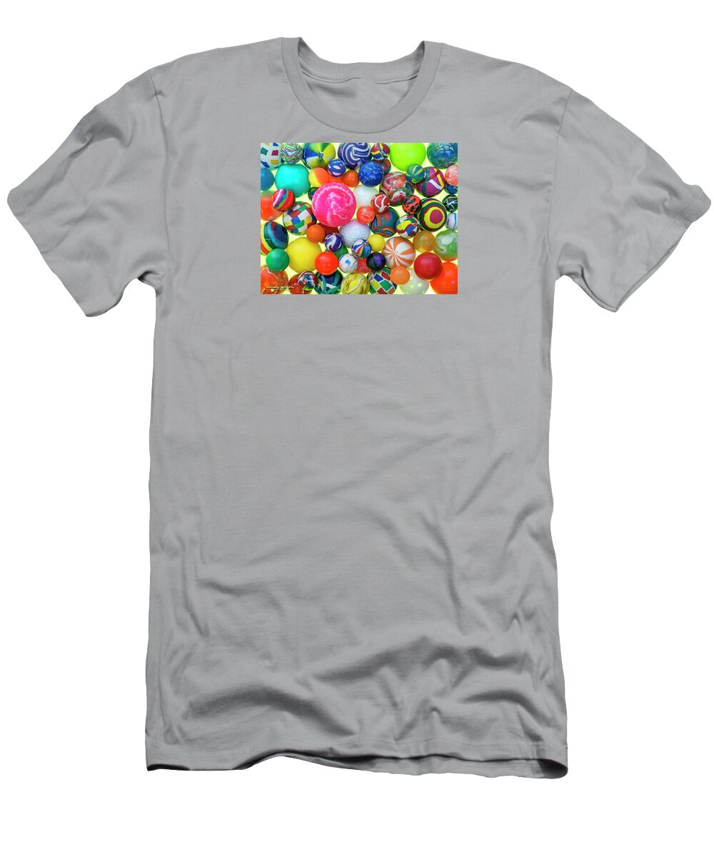 Jigsaw Puzzle T-Shirt featuring the photograph Super Balls by Carole Gordon