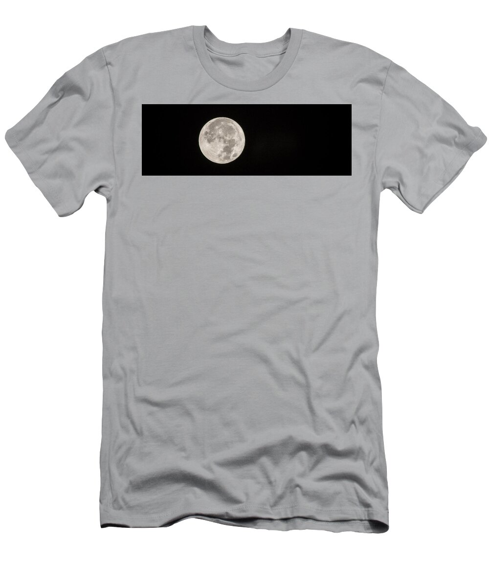 Moon T-Shirt featuring the photograph SuperMoon by Hyuntae Kim