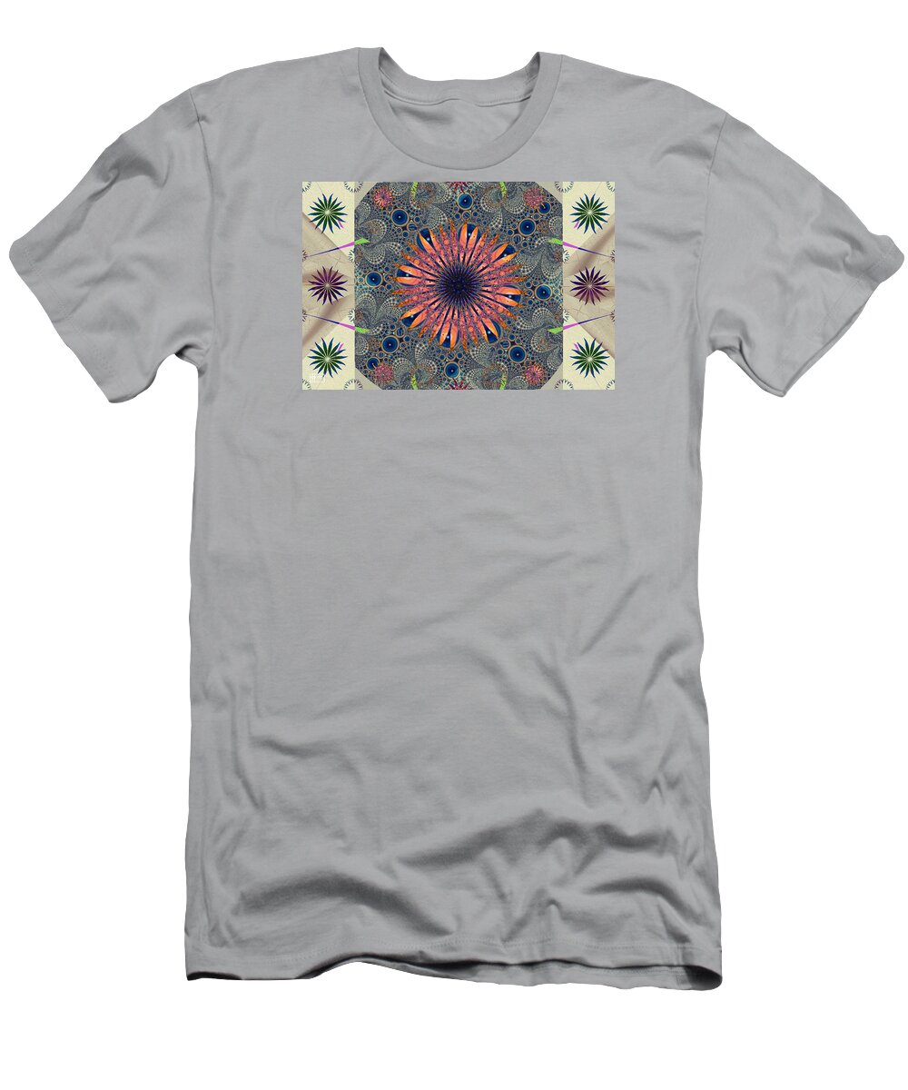 Best Modern Art T-Shirt featuring the digital art Sweet Daisy Chain by Jim Pavelle
