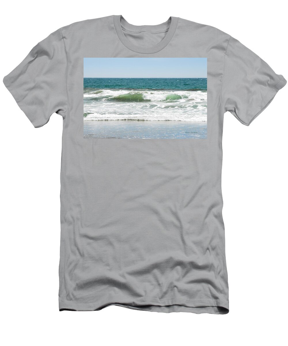 Ocean T-Shirt featuring the photograph Swell by Donna Blackhall