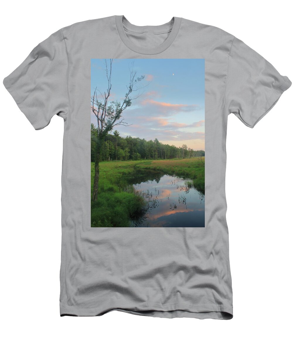 River T-Shirt featuring the photograph Swift River Sunset by John Burk