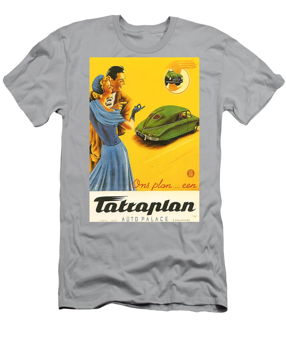 Tatra T-Shirt featuring the digital art Tatraplan by Georgia Clare