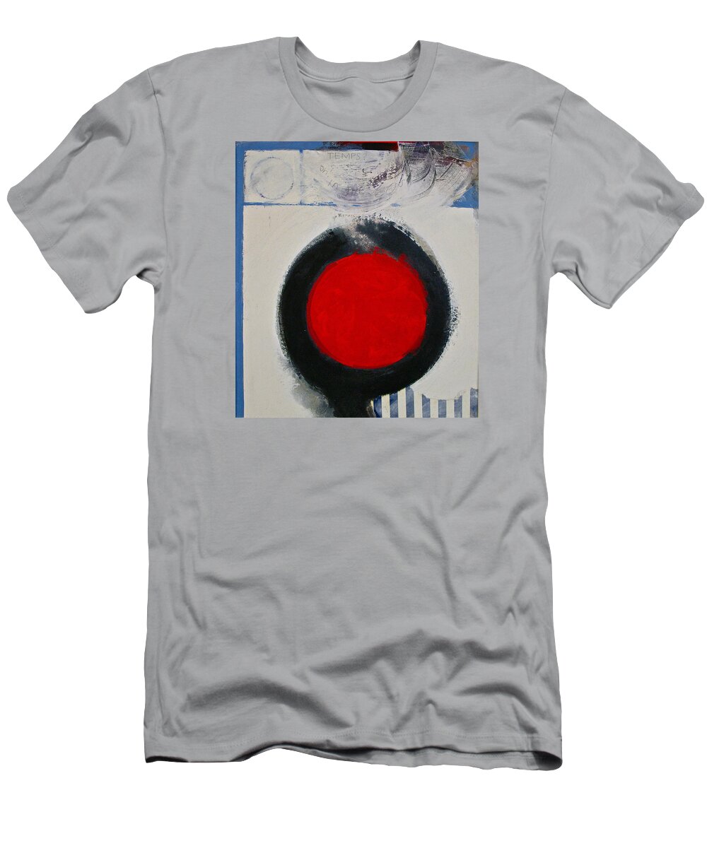 Abstract Paintings T-Shirt featuring the painting Temps by Cliff Spohn